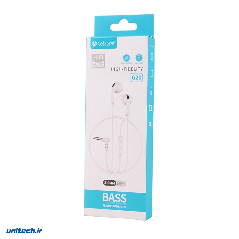 هندزفری سیمی سلبریت G204